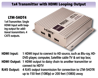 Laird 1080p HDMI Over CAT-5